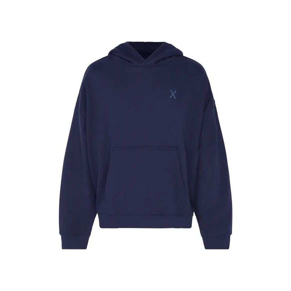 Savage X Fenty Fleece Hoodie Dark & Stormy Blue XXL Rope Logo New With Tags